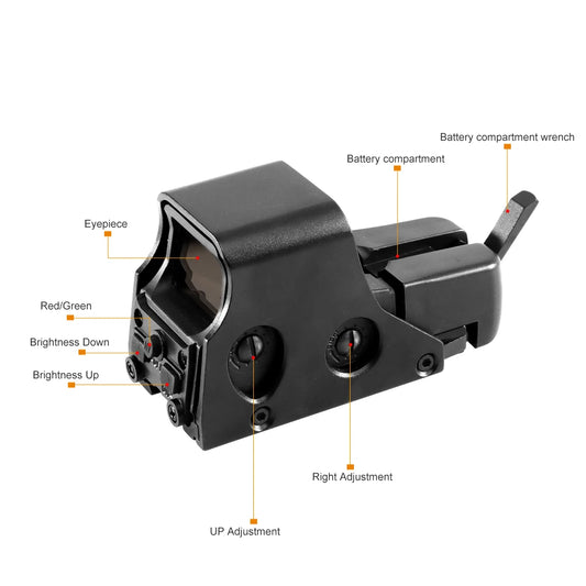 Red/Green Dot Holographic Sight Scope 20mm Mount