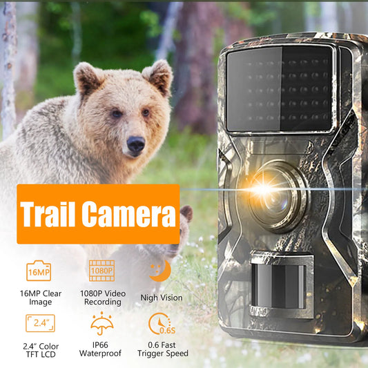 1080P Infrared Night Vision Mobile Monitoring Waterproof Trail Camera