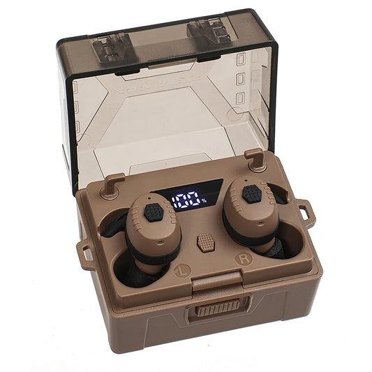 Tactical Bluetooth Earbuds with Active Noise Cancelling for Shooting