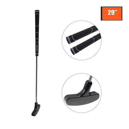 Mini Golf Putters with Rubber Putter Head & Steel Shaft