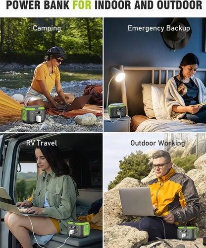 Portable Solar Power Station with 110V AC Outlets