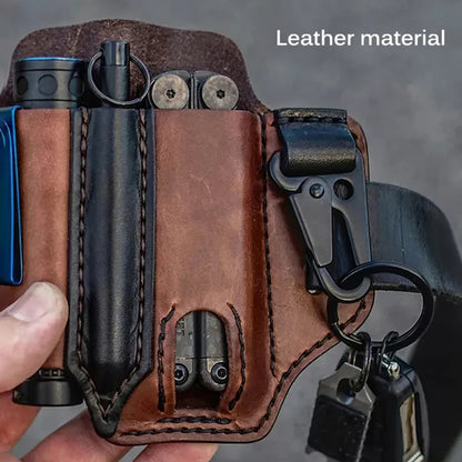 Multi Tool Belt with Leather Bag Portable