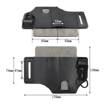 Multi Tool Belt with Leather Bag Portable