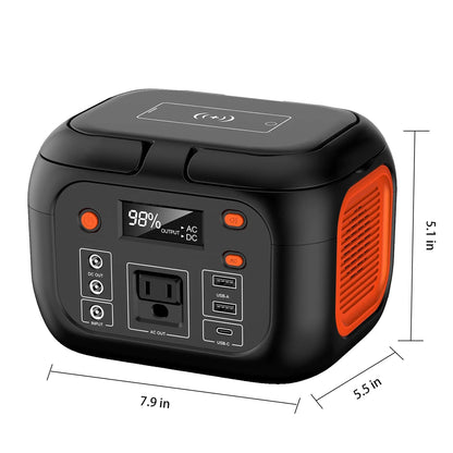 Portable Solar Power Station with 110V AC Outlets