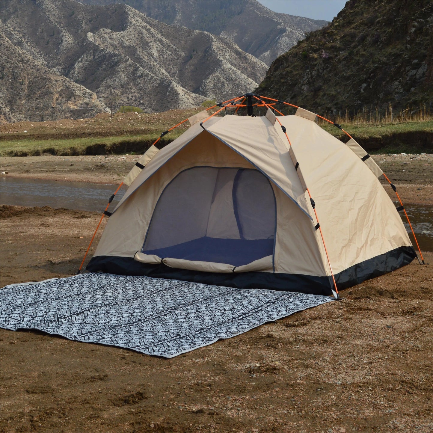 Outdoor Rainproof Automatic Quick-Opening Tent